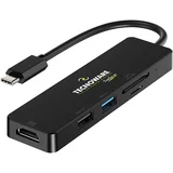 čitalnik kartic in usb-c hub 5in1 hdmi