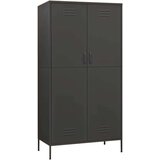 vidaXL garderobna omara antracitna 90x50x180 cm jeklo | Shoptok.si