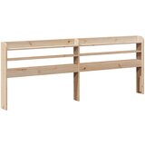 vidaXL Posteljni okvir brez vzmetnice 140x190 cm trdna borovina | Shoptok.si