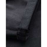 Ombre Men's short denim shorts with rubbing and rolled up leg - gray | ePonuda.com