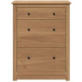 vidaXL Ormarić za cipele Panama 80 x 35 x 105 cm od masivne borovine | shoptok.hr