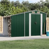  The Living Store Vrtna lopa zelena 277x192,5x179 cm pocinkano jeklo - Vrtna Lopa, (21467825) Cene