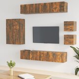  8-dijelni set TV ormarića boja dimljenog hrasta drveni | shoptok.hr