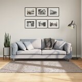 vidaXL Košata preproga moderna bež 160x160 cm Cene