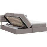  Krevet s od storage s uzglavljem 2 kom. Sivosmeđa Lažna koža | shoptok.hr