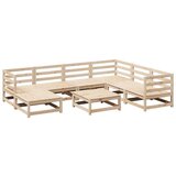  8-dijelni set vrtnih sofa od masivne borovine | shoptok.hr