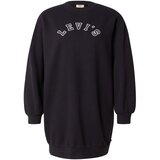 Levi's Obleka 'YUNA SWEATSHIRT DRESS BLACKS' črna / bela | Shoptok.si