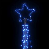 vidaXL LED božićno drvce 495 LED dioda plavo 300,5 cm | shoptok.hr