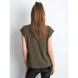 BASIC Feel Good T-shirt-RV-TS-4833.36P-khaki | Shoptok.si