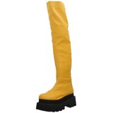 YELLOW Škornji FINN Rumena Cene