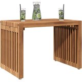  Vrtni bočni stol Smeđa 50 x 32,5 x 35 cm Čvrsto teak drvo | Eponuda.com