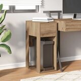 vidaXL Računalniški stolp s predalom artisan hrast 30x44x74 cm | Shoptok.si