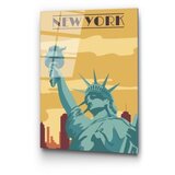 WALLXPERT dekorativna slika od kaljenog stkala, new york (UV1027) 30 x 45cm | ePonuda.com