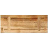 vidaXL Mizna plošča 80x20x2,5 cm pravokotna grob trden mangov les | Shoptok.si