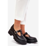 Boto Women's Shoes With Buckle On Platform And Flat Heel Black Venda | shoptok.hr