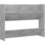 Furnova Stenska omara za čevlje betonsko siva 80x18x60cm inženirski les, (21954692) | Shoptok.si