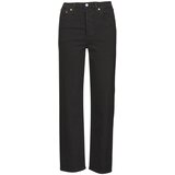 Levi's Jeans straight RIBCAGE STRAIGHT ANKLE Črna | Shoptok.si