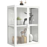 MID.YOU Viseča Vitrina Flokas M, Bela | Shoptok.si