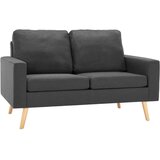  Dvosjed od tkanine tamnosivi | shoptok.hr