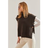Bianco Lucci Women's Turtleneck Belt Tie Knitwear Sweater | shoptok.hr
