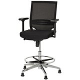 MID.YOU Vrtljiv Stol Top Work 77, Črna | Shoptok.si