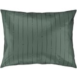 Dieter Knoll OBOJESTRANSKA POSTELJNINA STRIPES DK 140/200 cm saten zelena | Shoptok.si