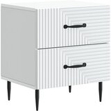  Noćni ormar 2 pcs Bijela 43 x 34,5 x 47,5 cm Konstruirano drvo | Eponuda.ba