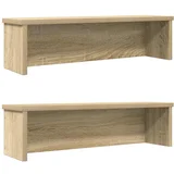 vidaXL Kitchen Racks Stackable 2 pcs sonoma 60x15x16 cm