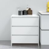 vidaXL Komoda visoki sjaj bijela 70 x 41 x 75 cm od iverice Cijene