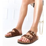  Leopard Print Cork Sole Flip-Flops Flotila | Shoptok.si
