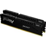 Kingston DDR5 64GB (2x32GB) 5600MT/s [FURY BEAST], Non-ECC UDIMM, CL36 1.25V, 288-Pin 2Rx8, Black, Memory Kit, w/Heatsink, XMP & EXPO ( KF556C36BBEK | ePonuda.com