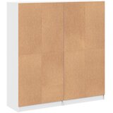  Regal za knjige s vratima bijeli 136 x 37 x 142 cm drveni | shoptok.hr