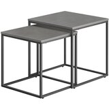  Set stolića u industrijskom stilu - beton / crne noge | shoptok.hr