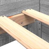vidaXL Posteljni okvir siva sonoma 90x190 cm inženirski les, (21273459) | Shoptok.si
