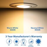 BOYIR 230 v vgradni zatemnljiv led reflektor - set 6 kosov odprta embalaža | Shoptok.si