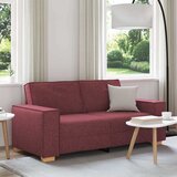 vidaXL Dvosed vinsko rdeč 140 cm blago | Shoptok.si