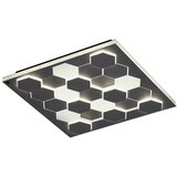 CINQUE črna LED stropna svetilka z glasovnim upravljanjem s pomočjo mobilne aplikacije s kovinskim senčilom 55x55 cm Cifavo | Shoptok.si