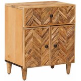 vidaXL Nočna omarica Rjava 50 x 33 x 60 cm Masiven les manga, (5000247453) | Shoptok.si