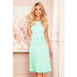 Numoco pleated dress with tie | ePonuda.com