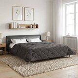  Ljetni pokrivač Antracit 200 x 240 cm Mikrofibra i teddy flis | shoptok.hr