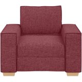 SOFA Kavč fotelj vinsko rdeč 60 cm blago, (5000137945) | Shoptok.si