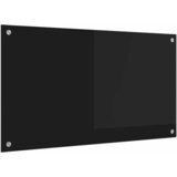  Kuhinjski zid Crna 90 x 50 cm Staklo otporno na udarce | shoptok.hr