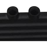  Crni kupaonski radijator za centralno grijanje ravni 600 x 764 mm | shoptok.hr