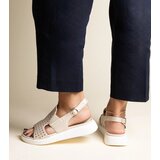 Gemre Golden sandals with openwork upper Imogne | ePonuda.com