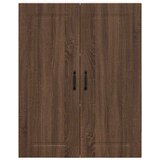 vidaXL Stenska kuhinjska omarica s polico Rjav hrast 80 x 31 x 100 cm | Shoptok.si
