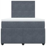  box spring s madracem tamnosivi 120 x 190 cm baršun | shoptok.hr