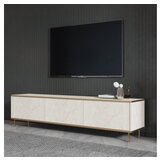 Hanah home tv polica imaj travertine gold