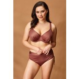 Astratex Zgornji del kopalk Maia Glitter Brown Plus | Shoptok.si