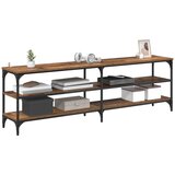 TV ormar Staro drvo 160 x 30 x 50 cm Obrađeno drvo i čelik | shoptok.hr