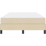 vidaXL Postelja z vzmetnico Drugo krema 120 x 200 cm blago | Shoptok.si